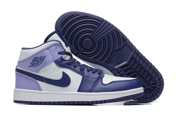 Women's Running Weapon Air Jordan 1 Purple/White Shoes 0417 Women's Running Weapon Air Jordan 1 Purple/White Shoes 0417